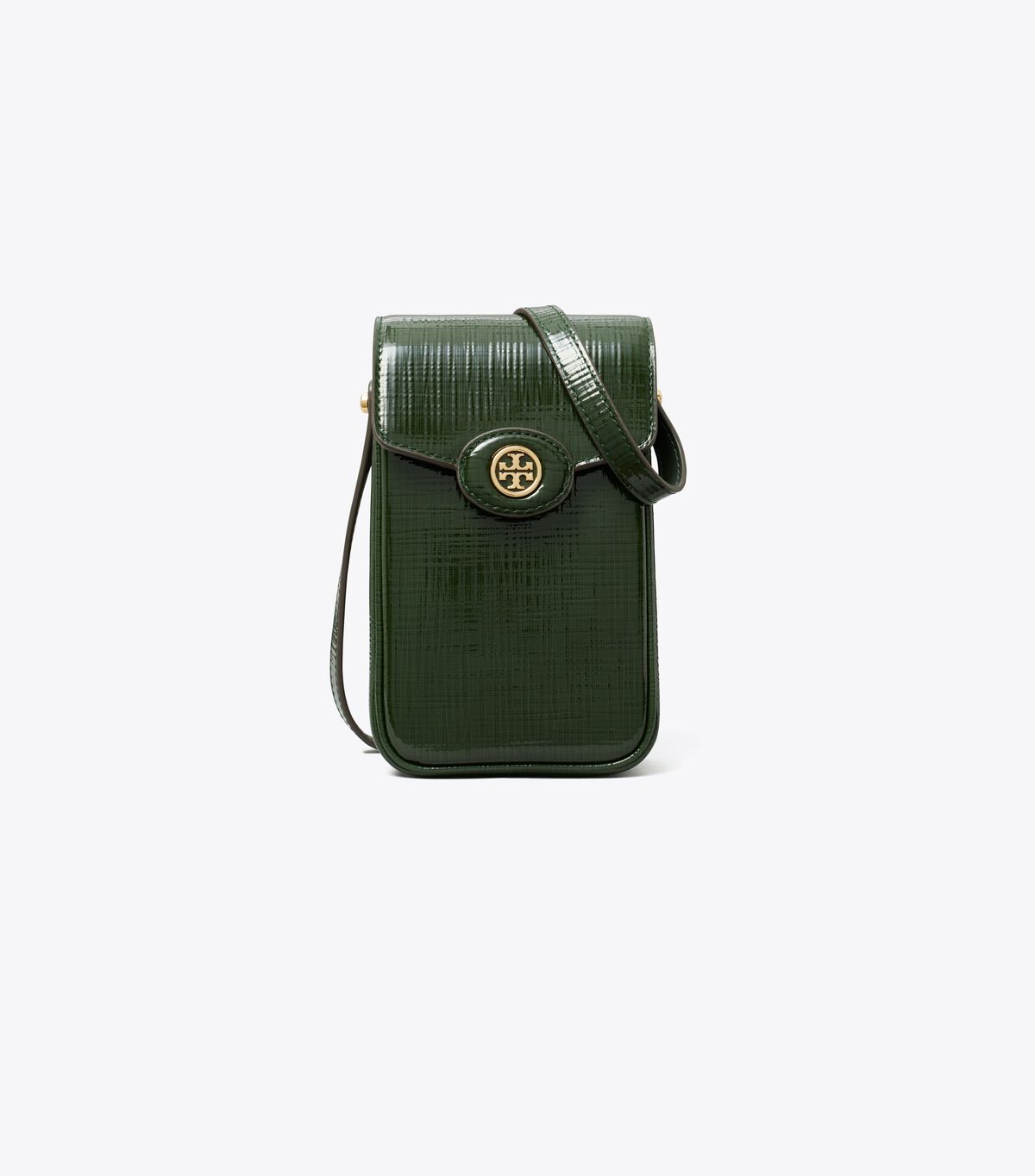 tory burch robinson crosshatched phone crossbody