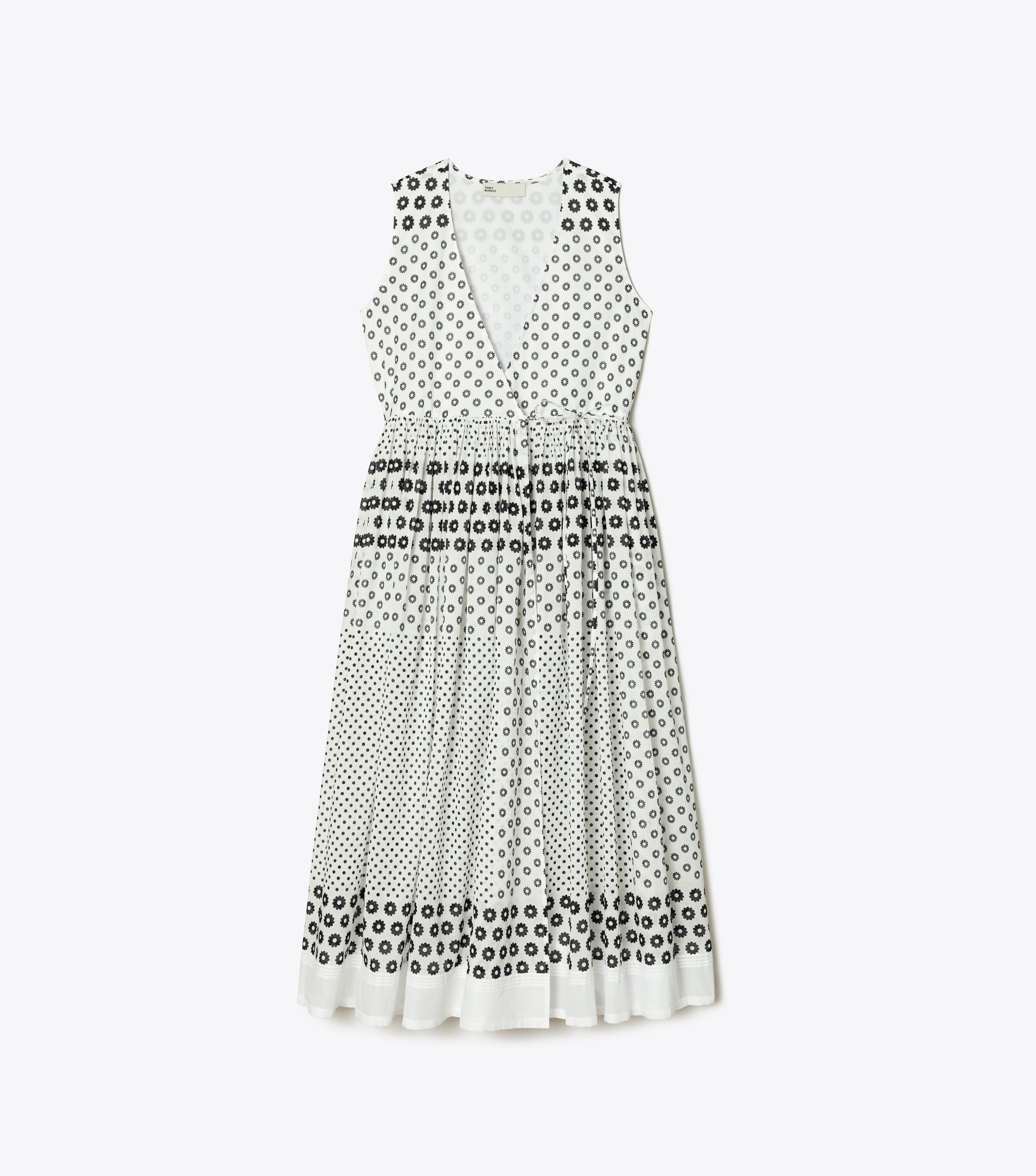 Tory burch printed cotton dress deals