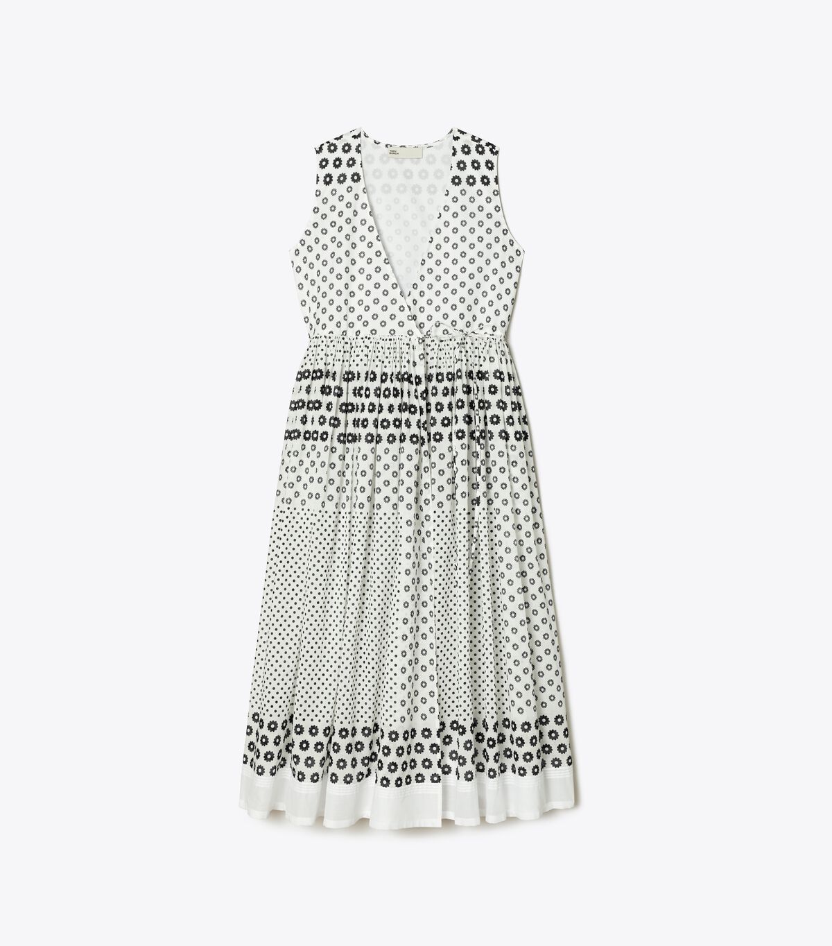 tory burch printed cotton wrap dress