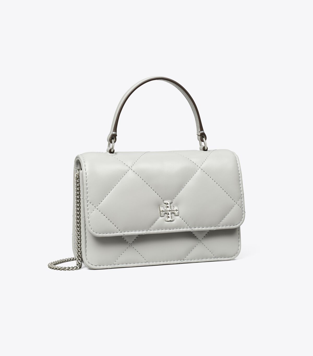 tory burch mini kira diamond quilt charm top handle crossbody