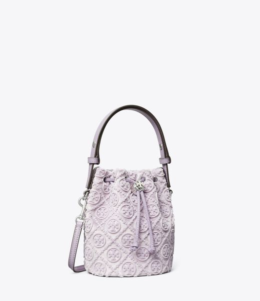 tory burch t monogram fil coupe mini bucket bag