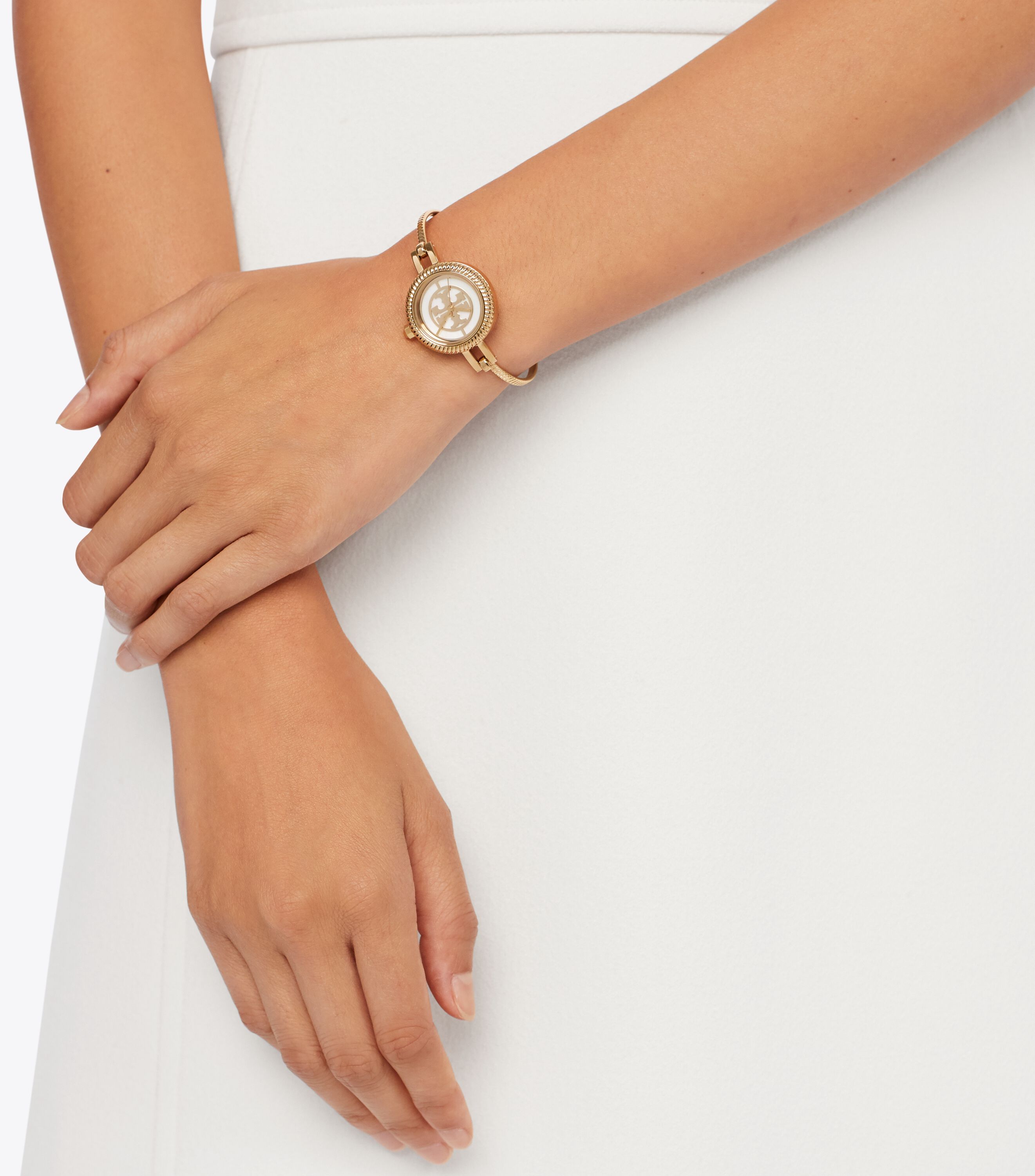 Tory Burch Reva Bangle Watch Gift Set Tory Burch UAE