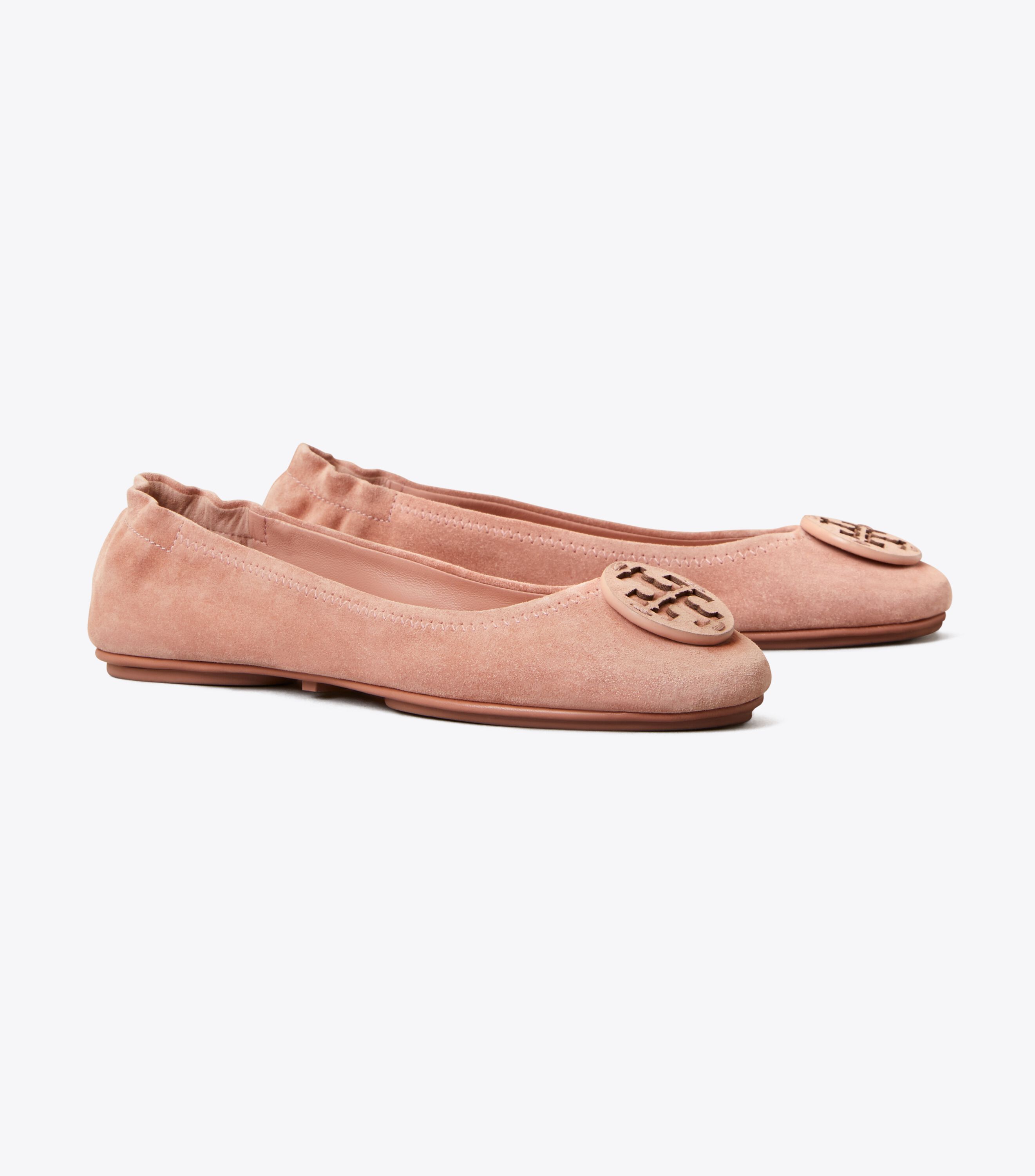 Tory burch suede minnie flats clearance