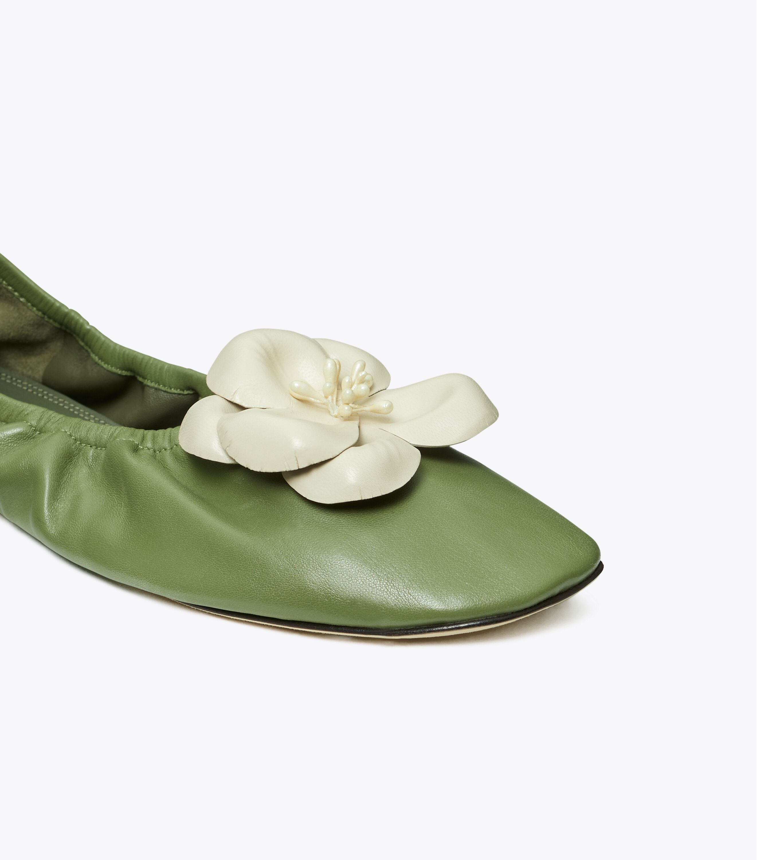 Tory burch floral ballet flats outlet
