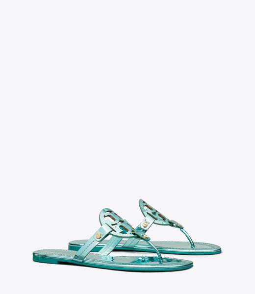 tory burch miller metallic sandal