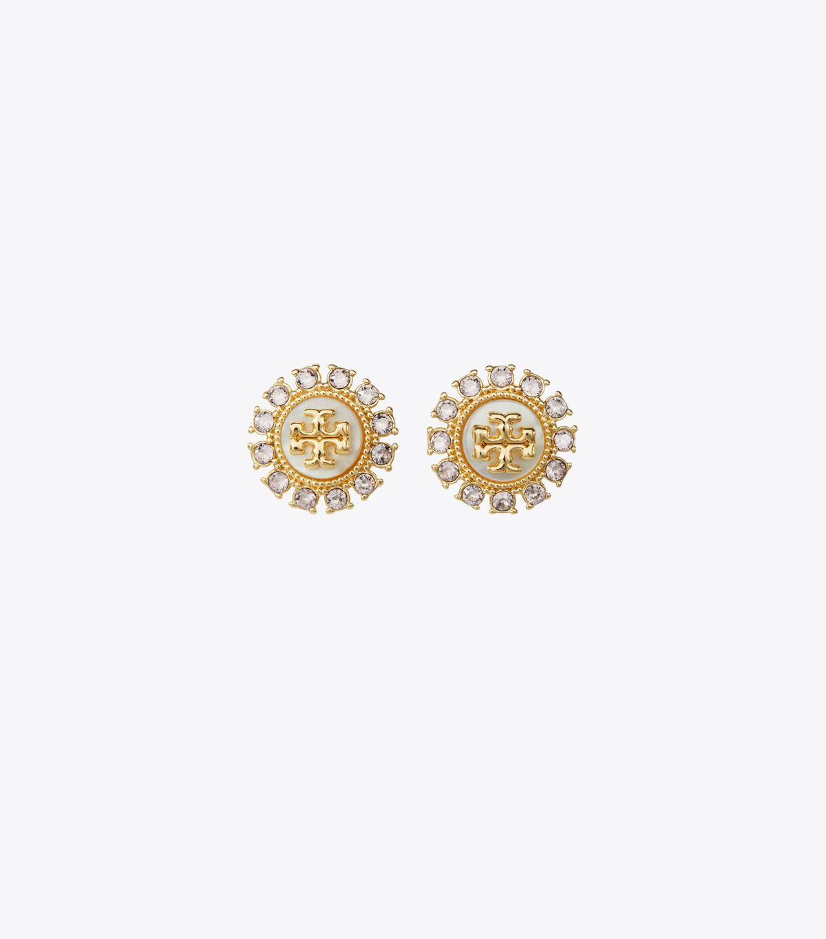 tory burch kira crystal stud earring