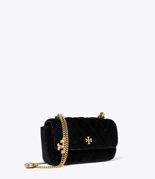 Kira Velvet Mini Flap Bag