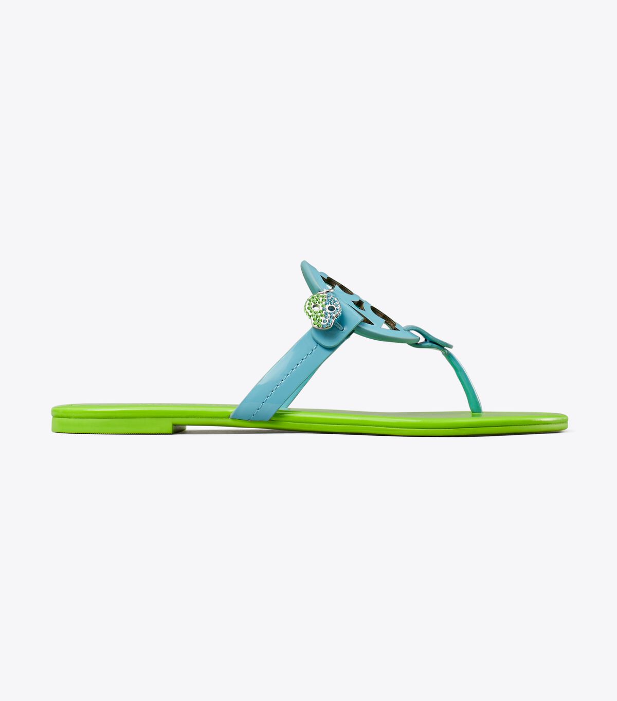 tory burch tb x bonbon miller patent charm sandal