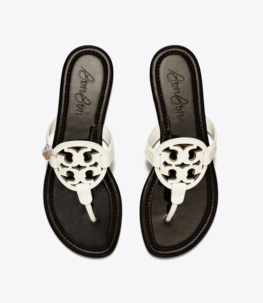 tory burch tb x bonbon miller patent charm sandal