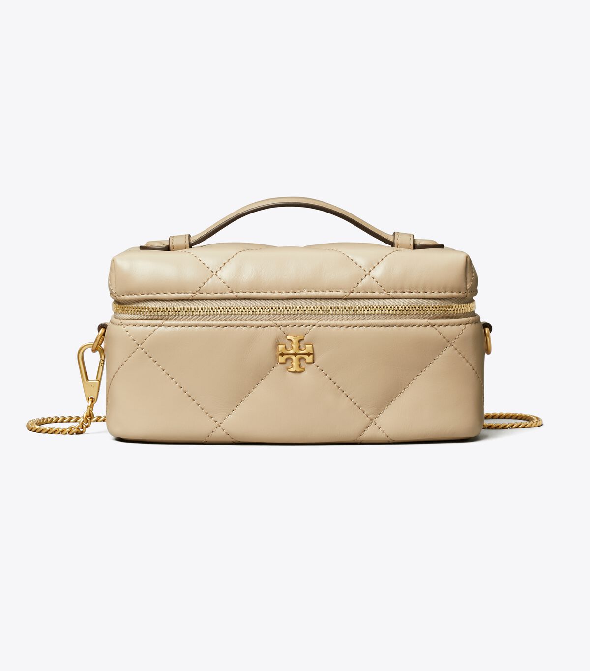 tory burch kira diamond quilt east west vanity case