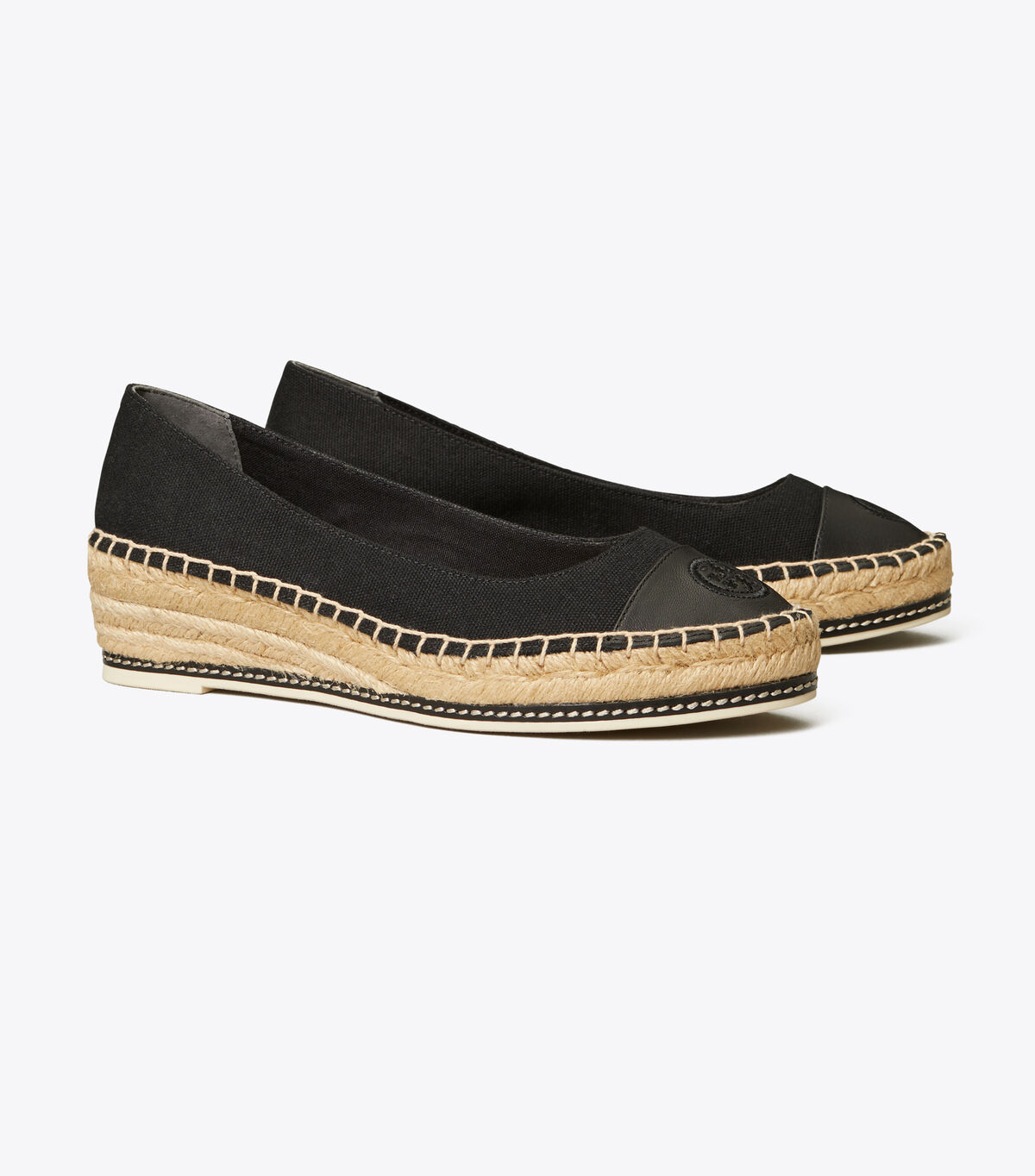 Color-Block Espadrille Wedge