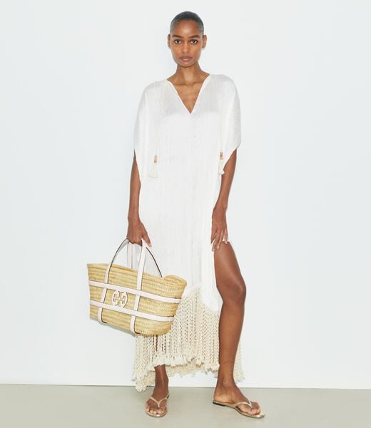 tory burch ella straw basket