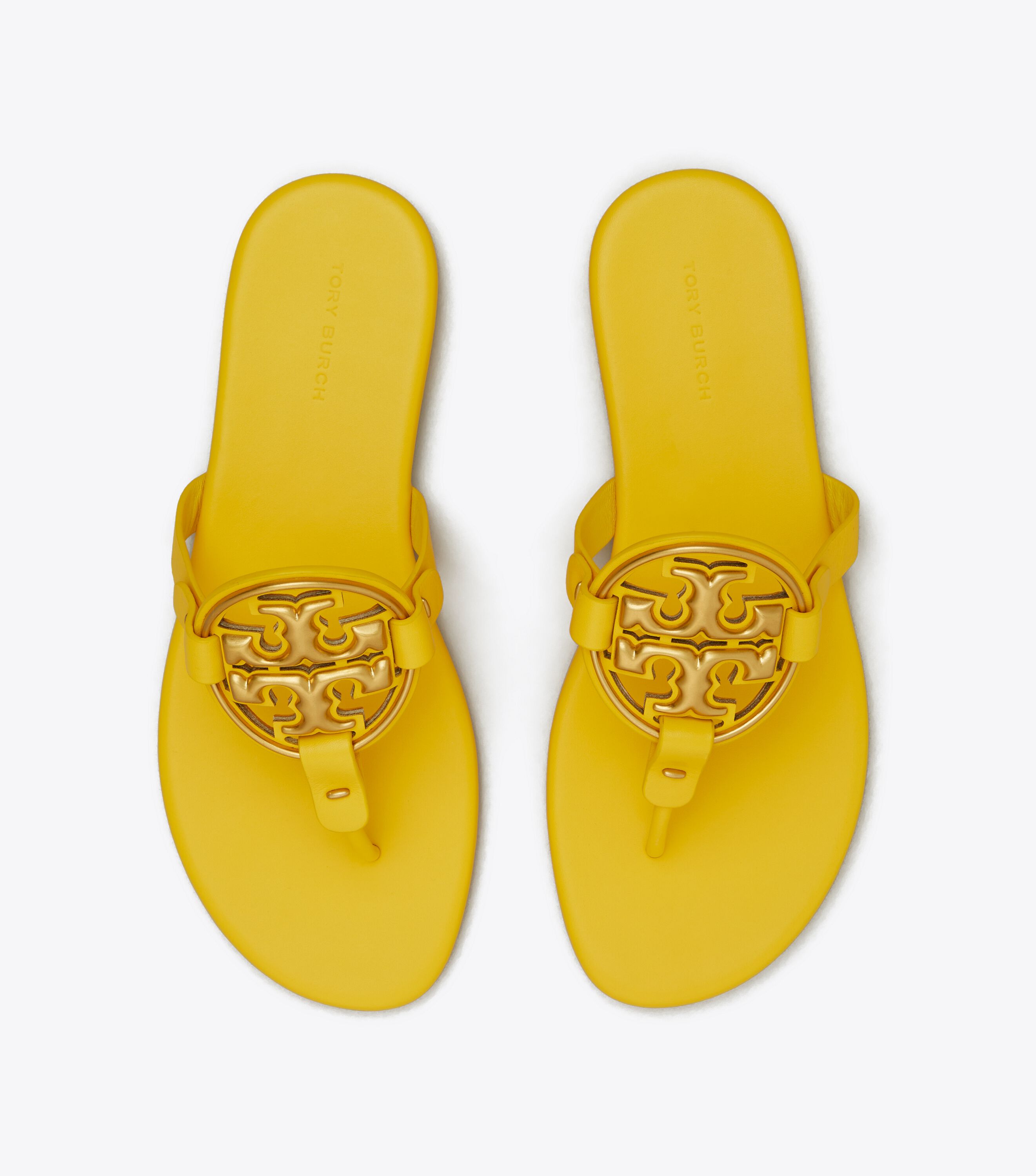 Bottom of tory burch miller sandal top