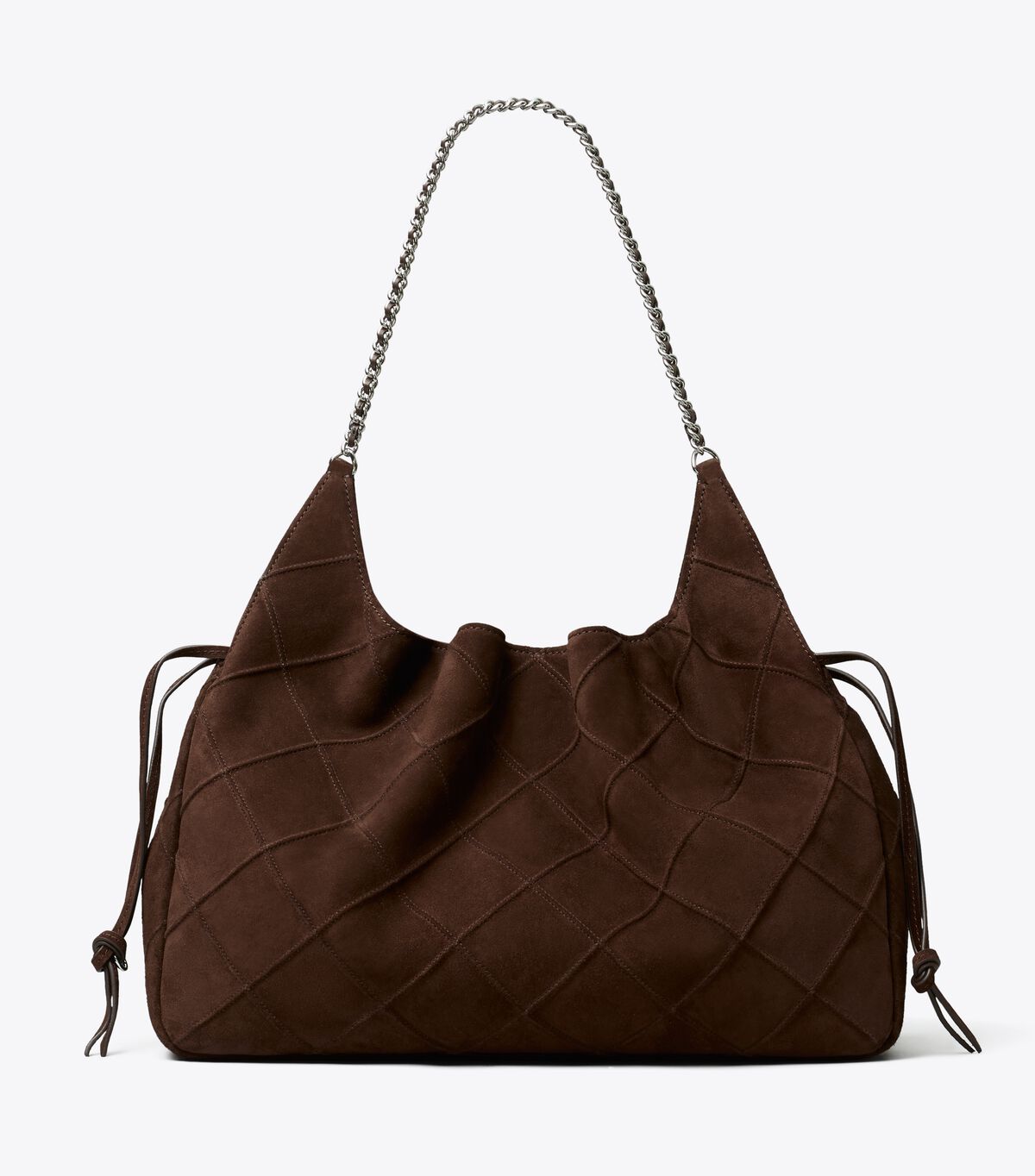 tory burch large fleming suede tote