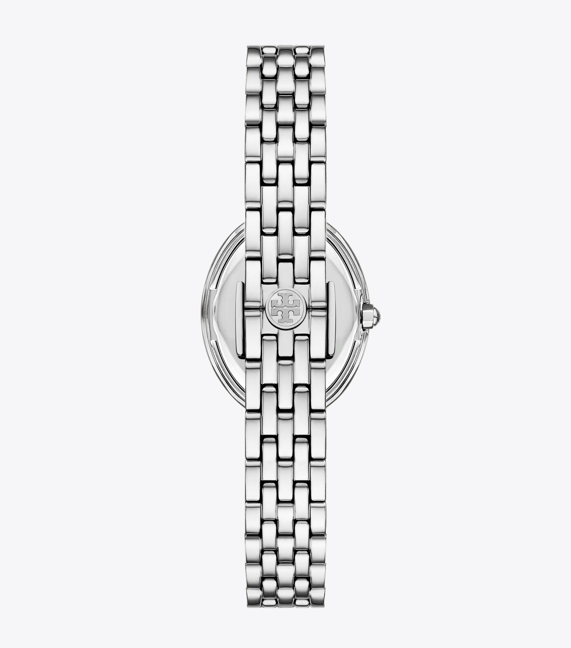 Oval Watch, Blue/Stones/Silver | Tory Burch UAE