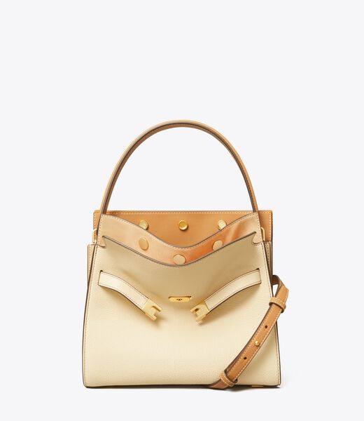 Small Lee Radziwill Pebbled Double Bag