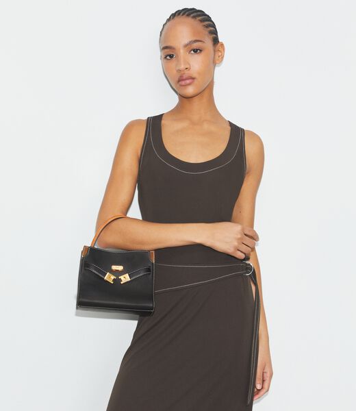 tory burch petite lee radziwill double bag