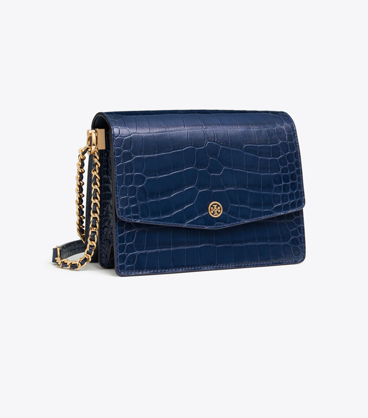 ROBINSON EMBOSSED CONVERTIBLE SHOULDER BAG | Tory Burch UAE