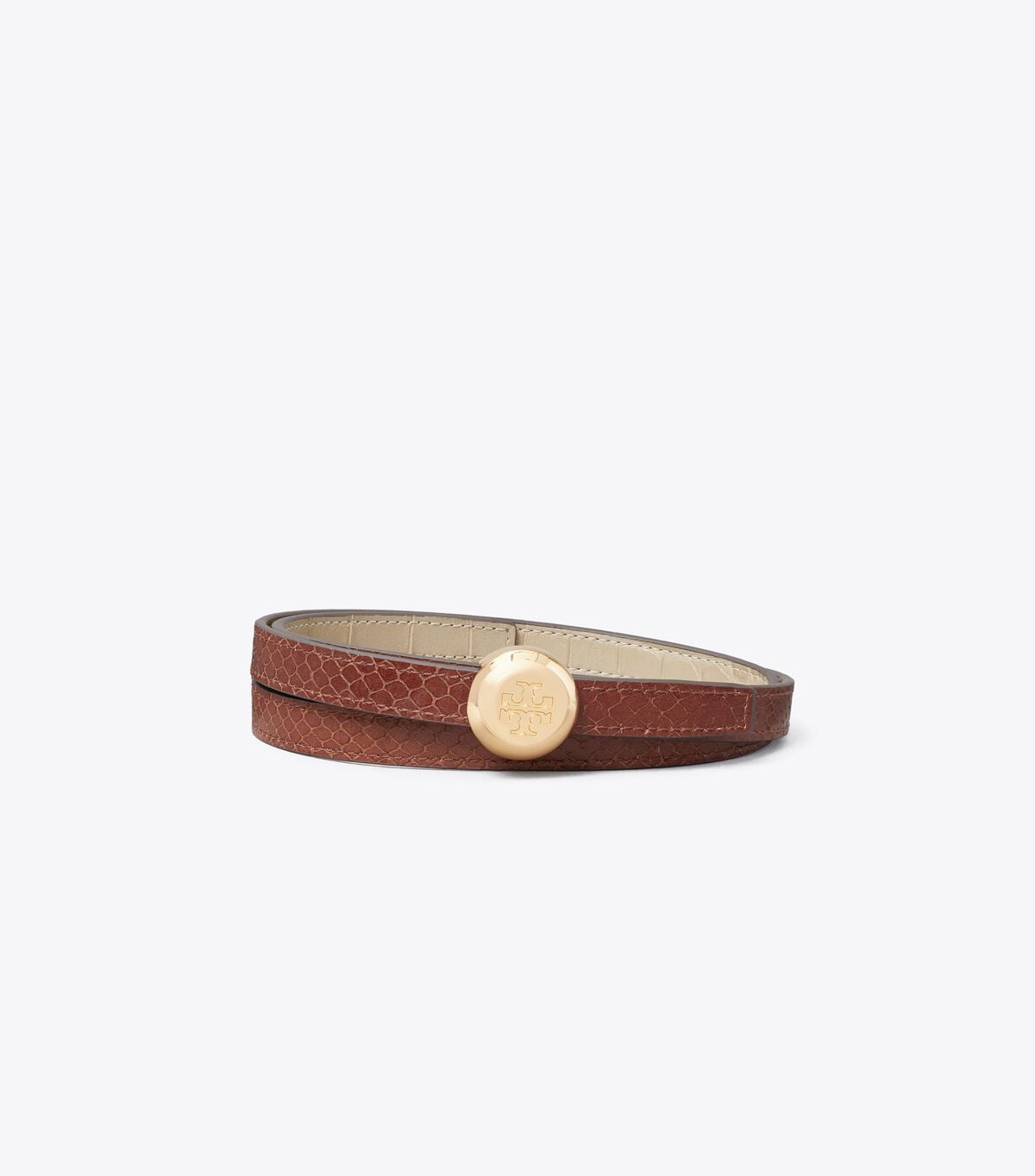 Romy Croc-Embossed Reversible Belt tory burch romy croc embossed reversible belt