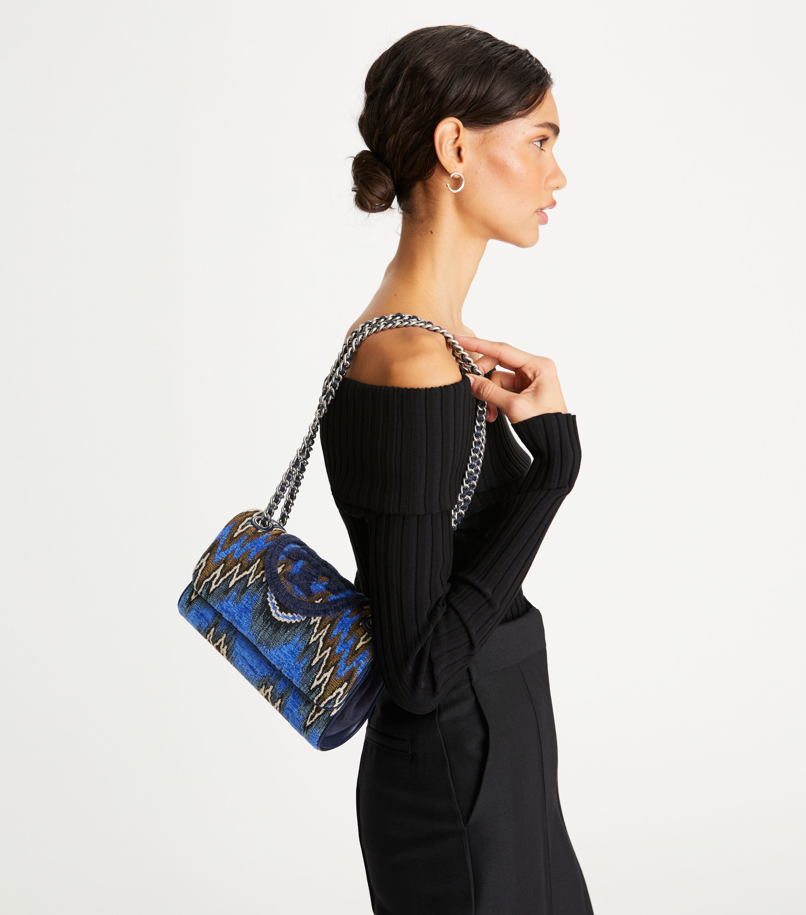Tory burch fleming top large convertible shoulder bag