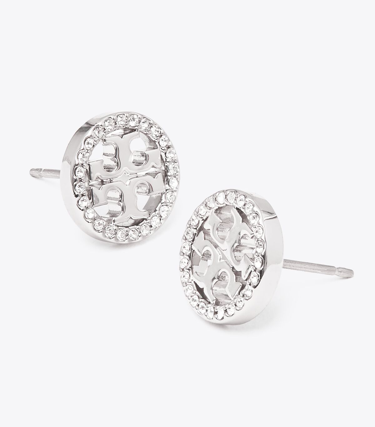 tory burch miller pave stud earring