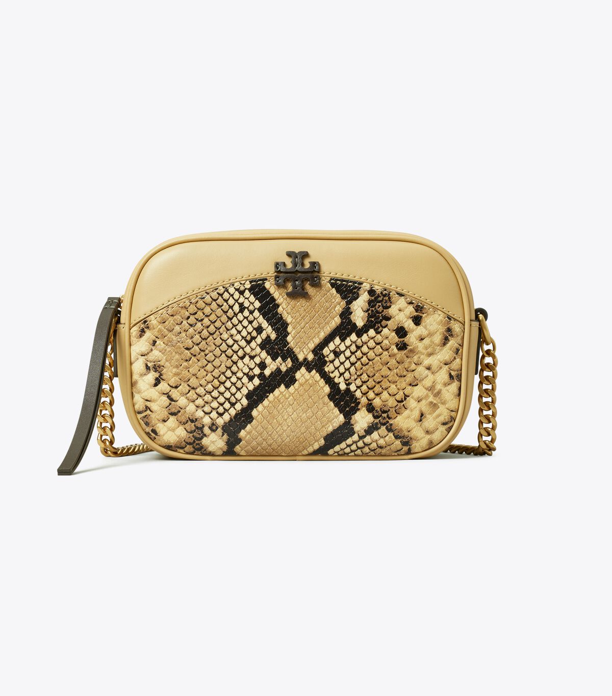 tory burch mcgraw snake embossed camera bag