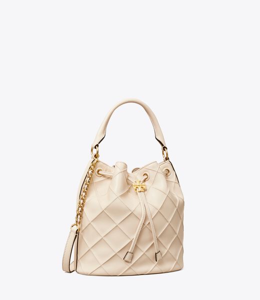 Tory Burch Chainmail Leather Miller Bucket Bag (SHF-18721) – LuxeDH