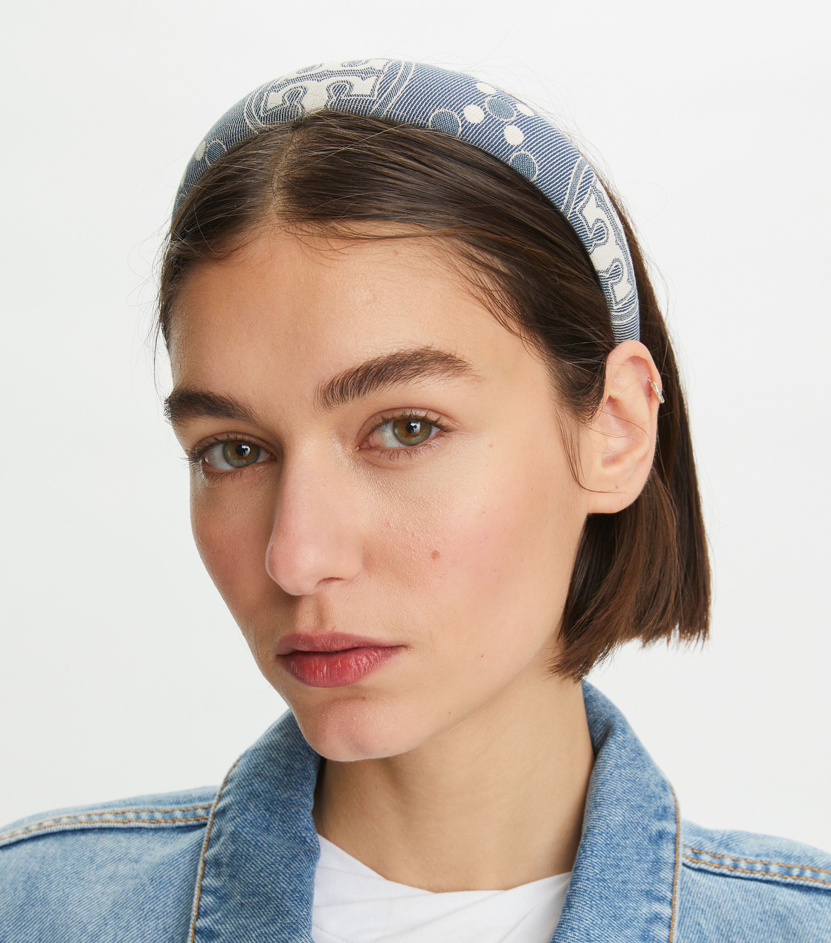 Denim headband hot sale