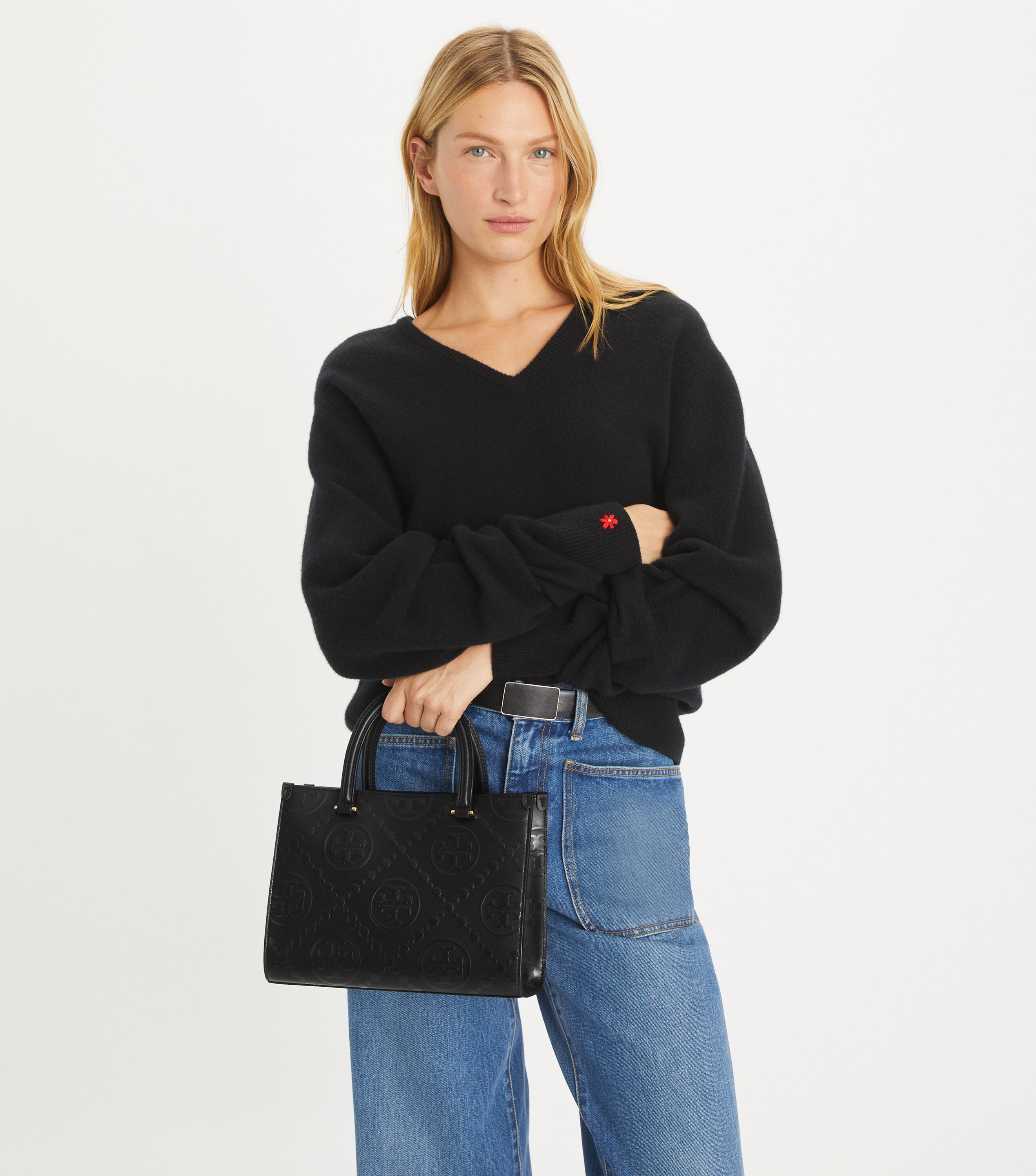 未使用　TORY BURCH 長袖Tシャツ M ブラック