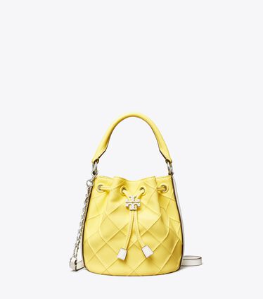 Mini Fleming Soft Patent Border Bucket Bag