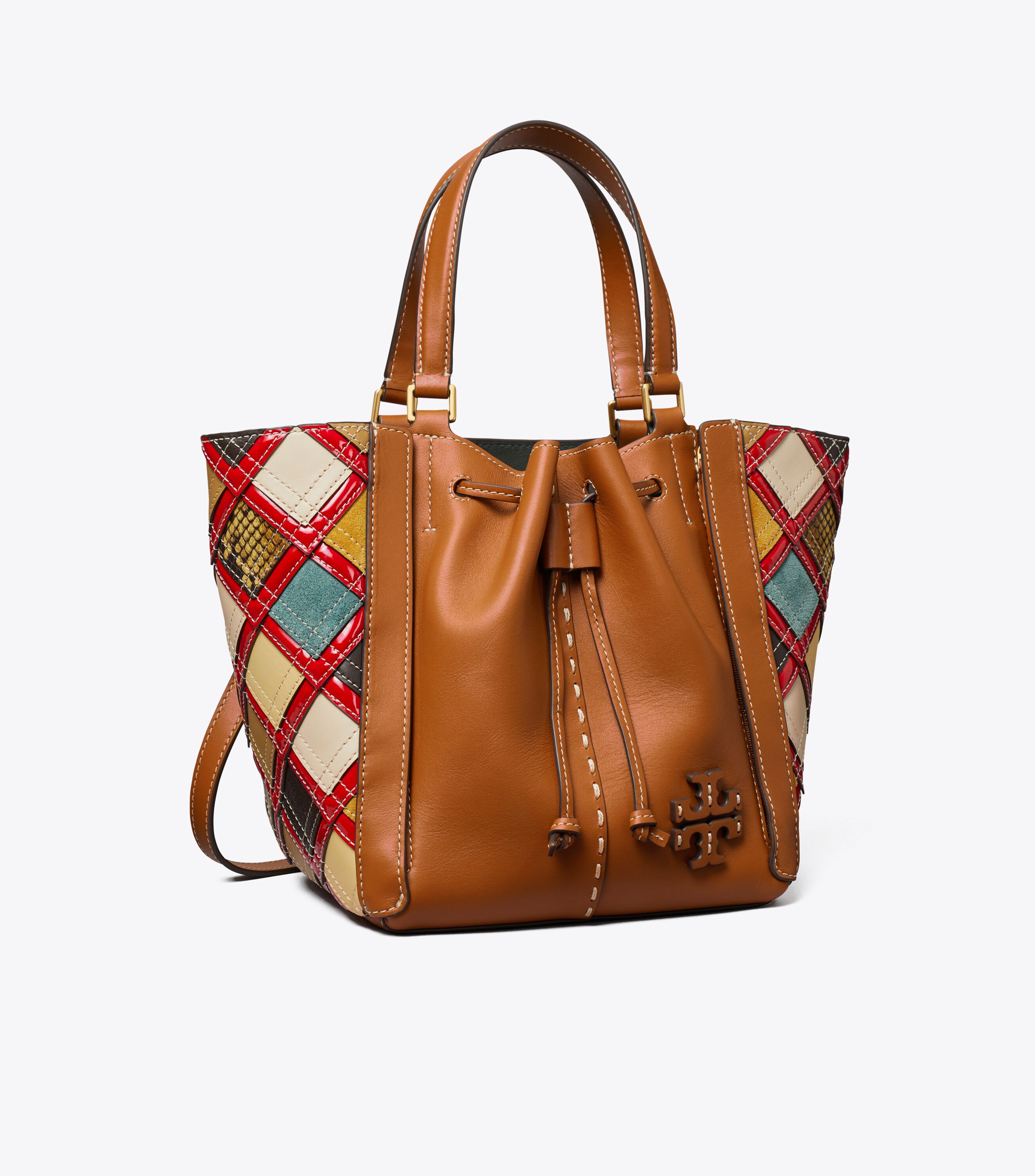 Tory burch mcgraw best sale patchwork carryall