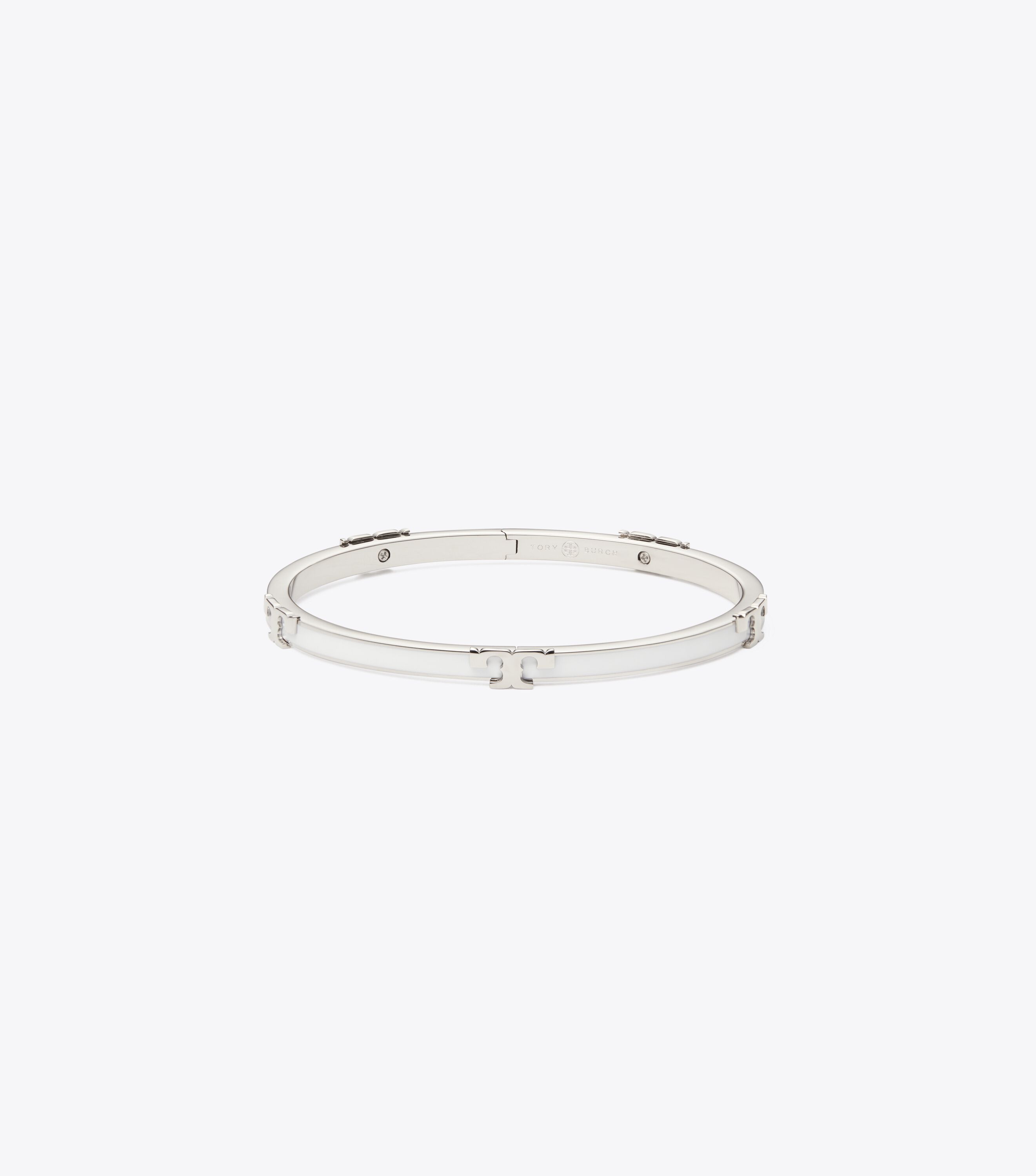 Serif t Enameled Stackable Bracelet