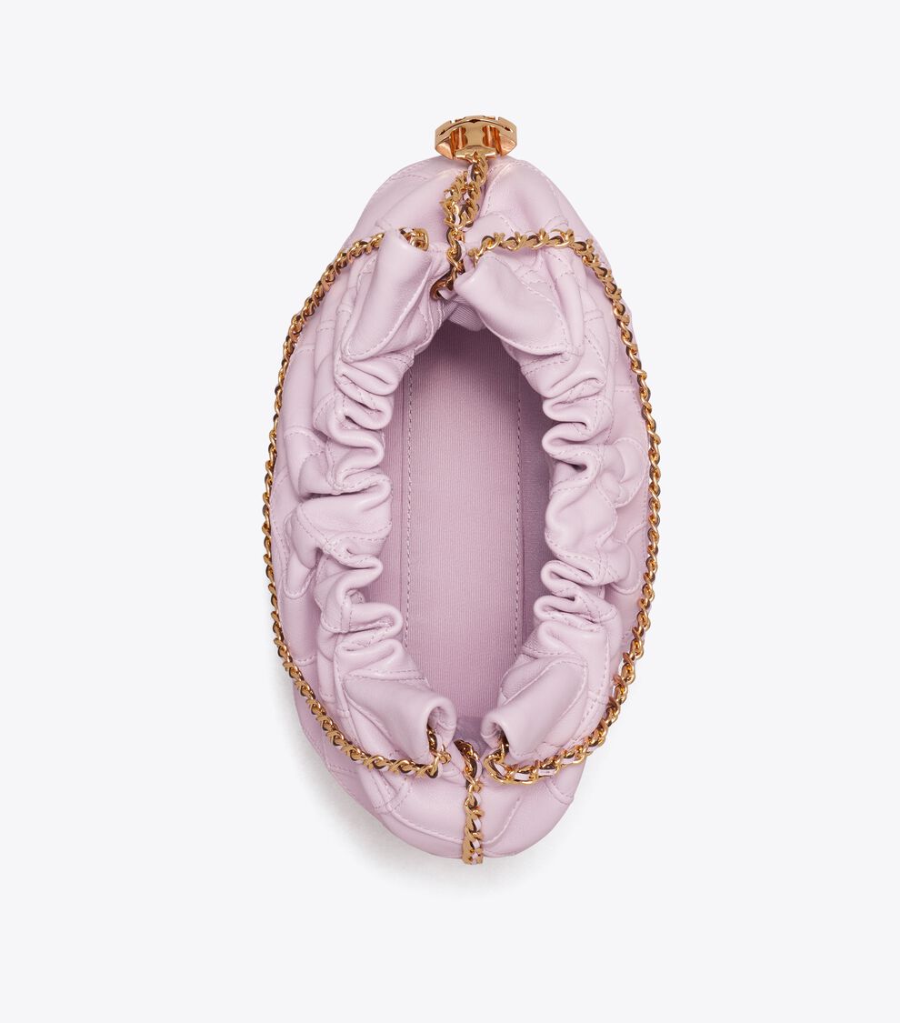 Mini Fleming Soft Hobo Bag, Pale Purple | Tory Burch UAE display picture 2
