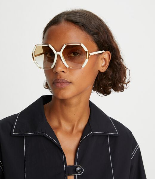 tory burch eleanor geometric sunglasses