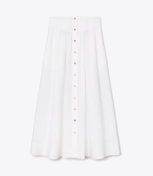 tory burch poplin skirt