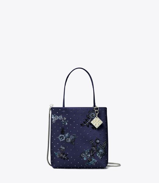 Midnight Embellished Mini Tote