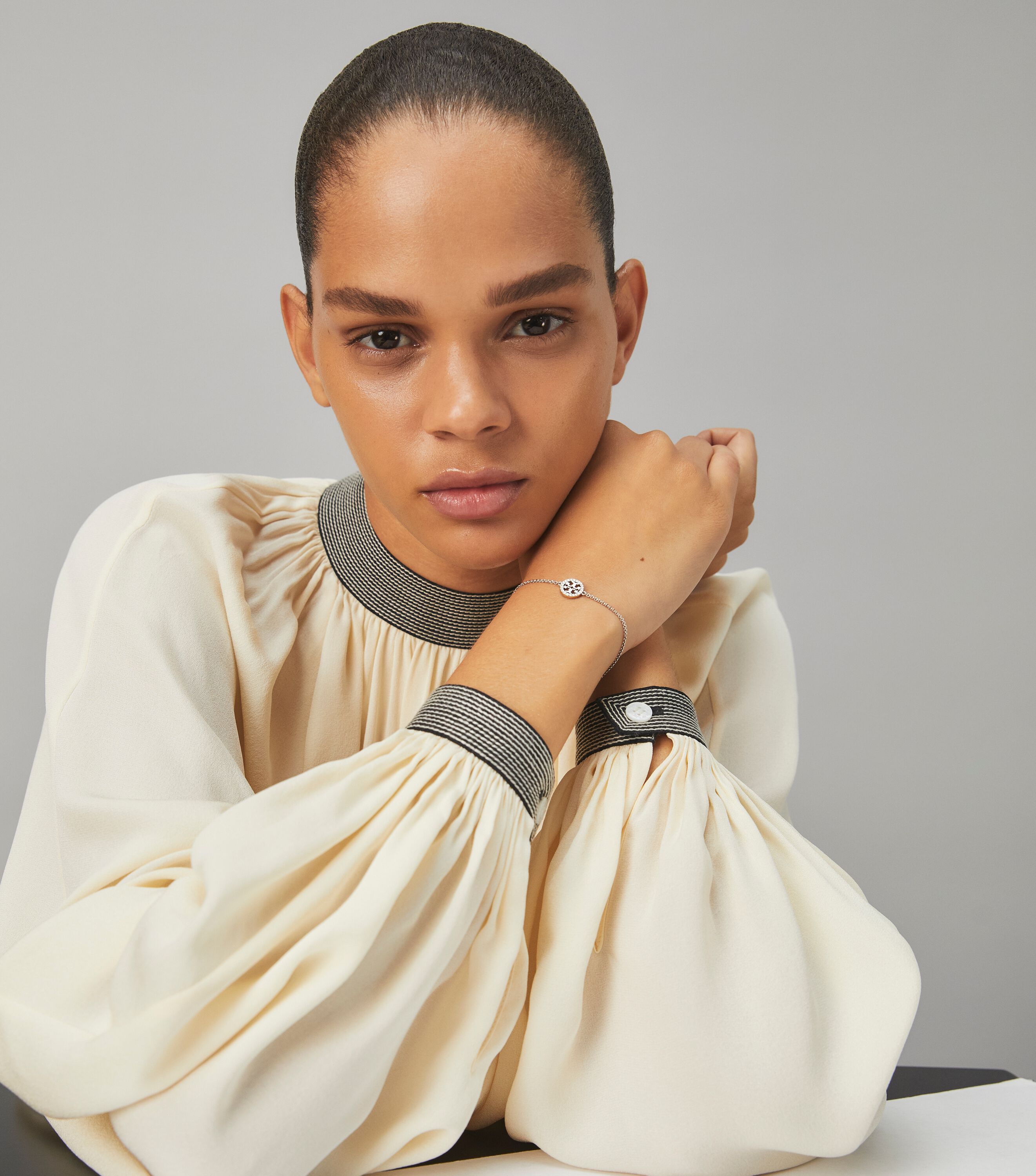 Miller Pav Chain Bracelet Jewelry Watches Tory Burch
