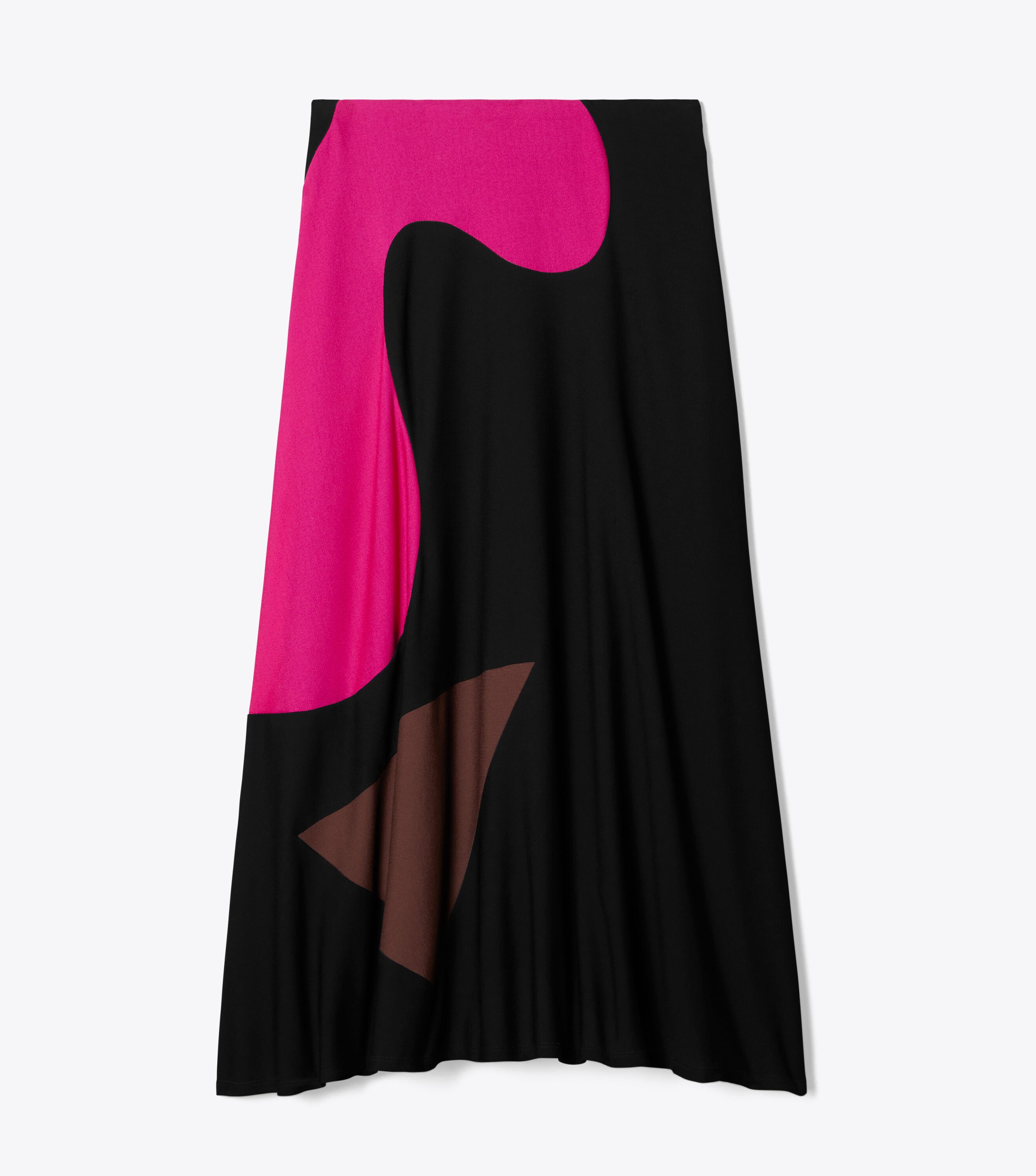 Tory Burchリブ編み　ブークレニット　コットンポロ　スカートセット Colorblock Knit Skirt, Black | Tory Burch UAE