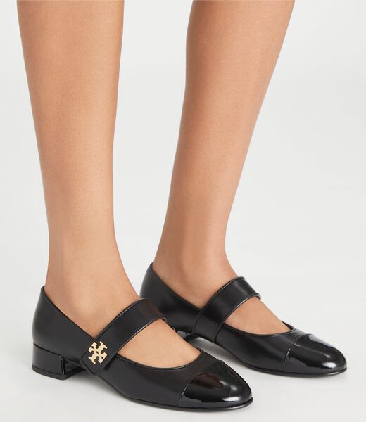 tory burch cap toe mary jane heeled ballet