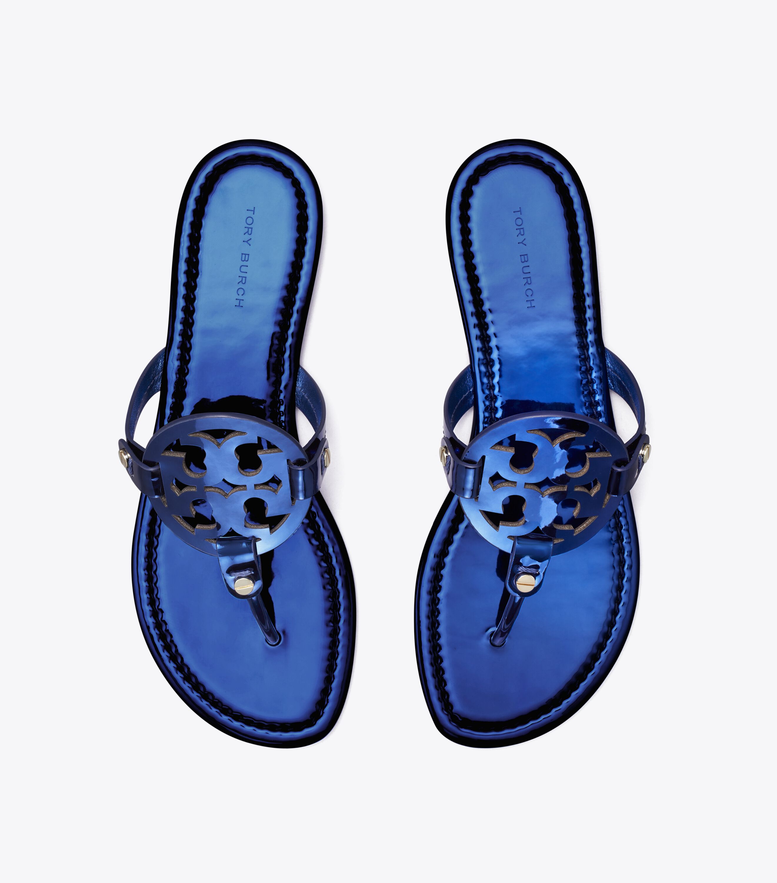 Tory Burch ネイビー ブルー スエード パンプス ◇ TORY BURCH トリーバーチ フラット パンプス シューズ サイズ