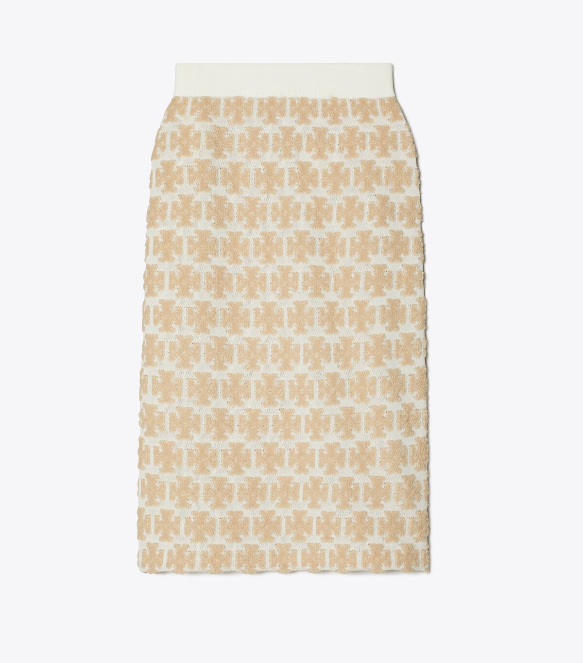 tory burch logo boucl skirt