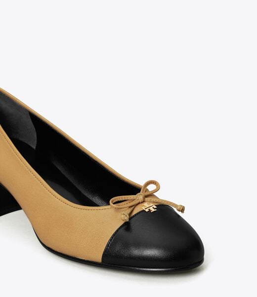 tory burch cap toe pump