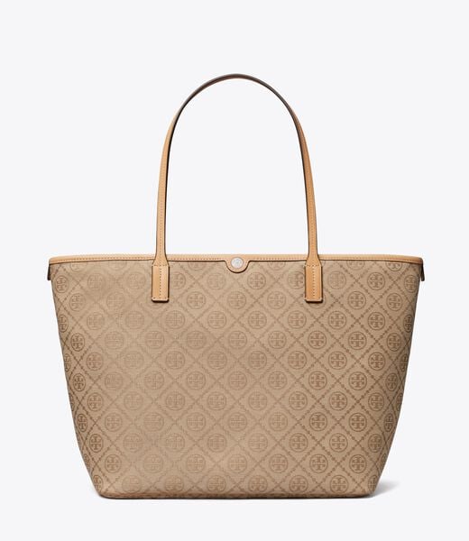 tory burch t monogram zip tote