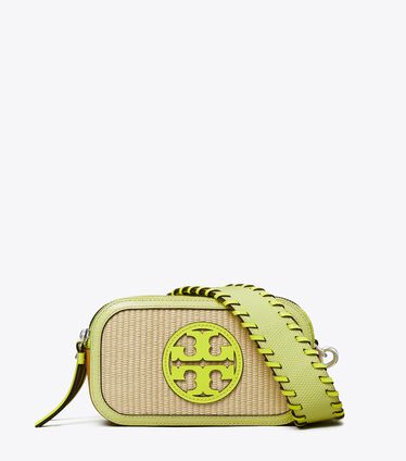 Mini Miller Raffia Crossbody Bag