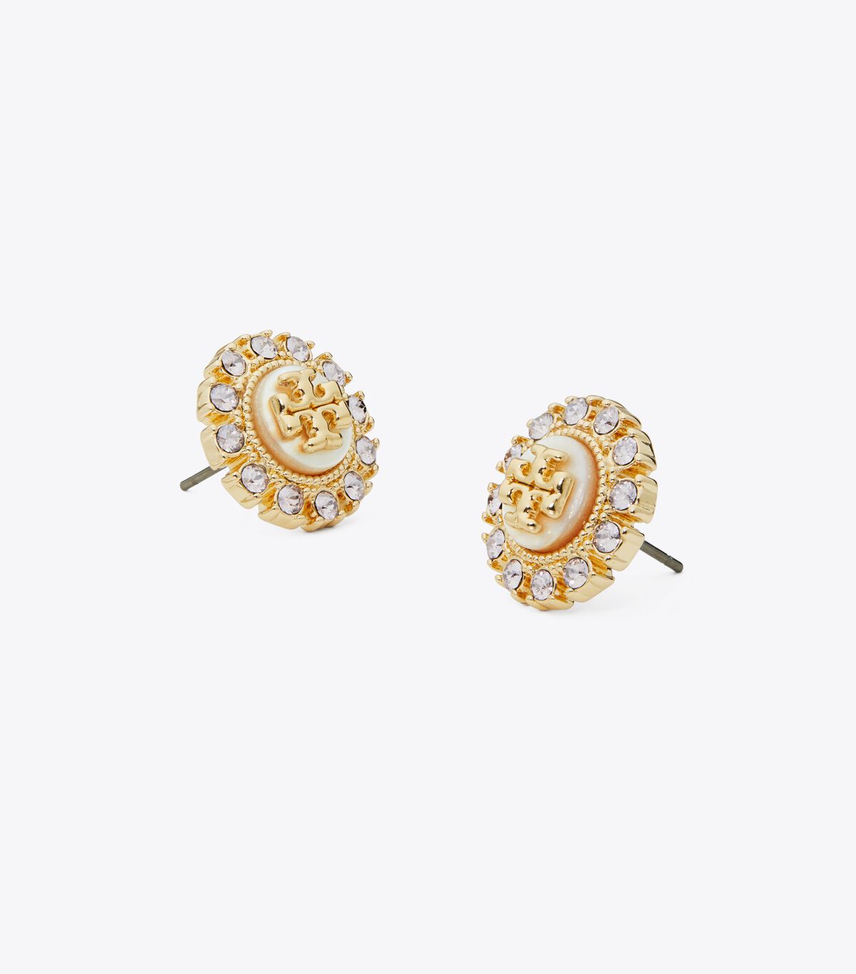 tory burch kira crystal stud earring