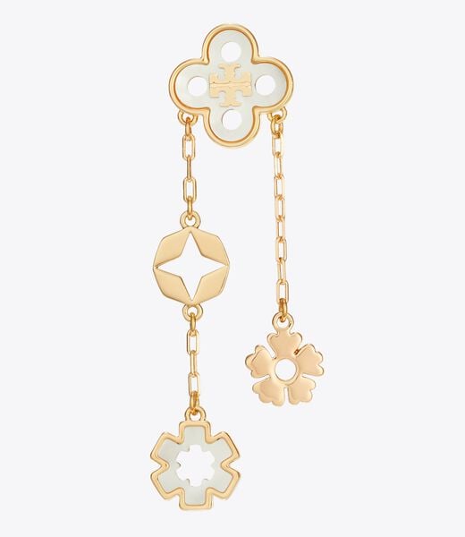 Forget Me Not Linear Earrings tory burch forget me not linear earrings