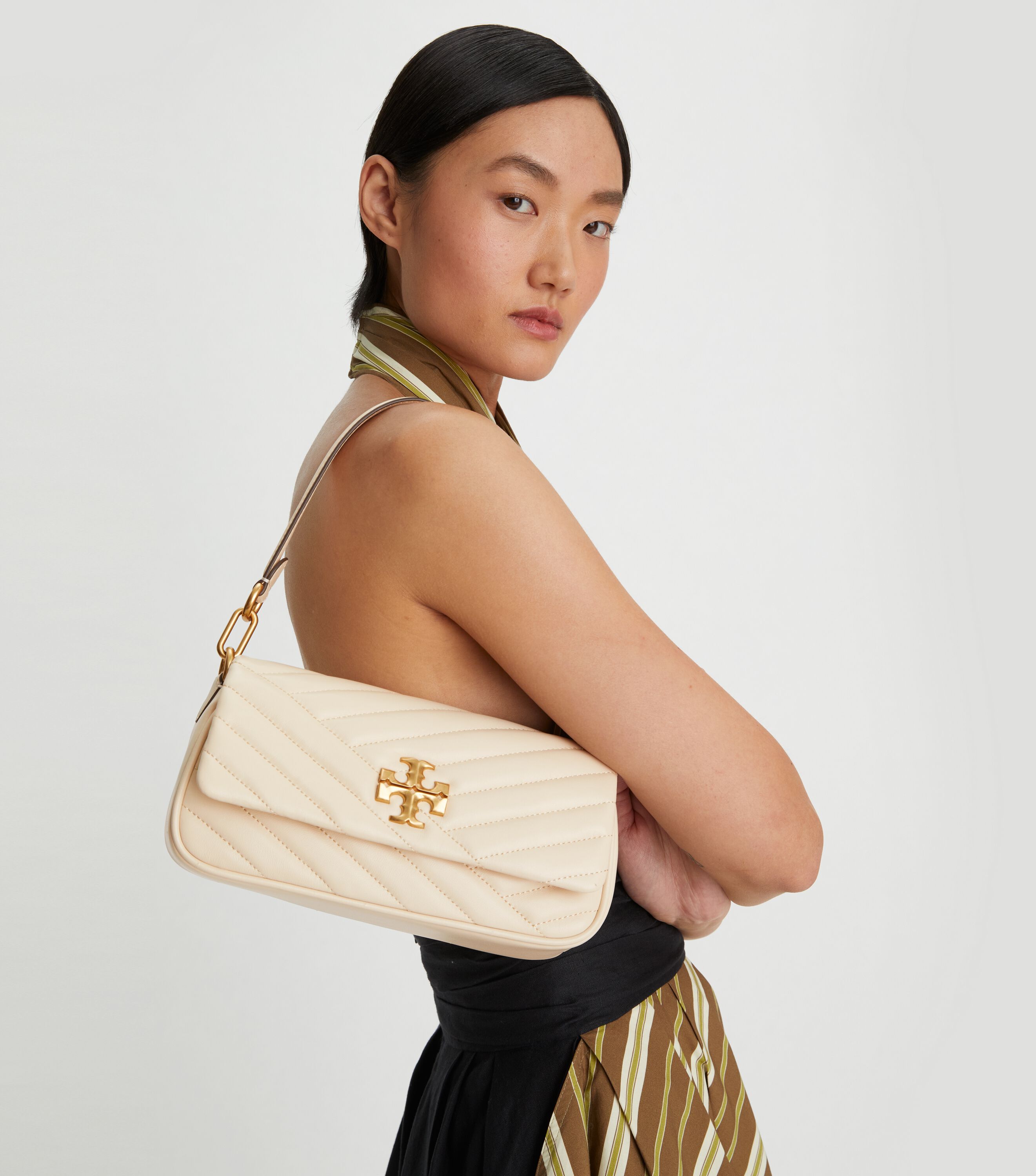 Tory Burch Small Kira Chevron Flap Shoulder Bag Tory Burch UAE