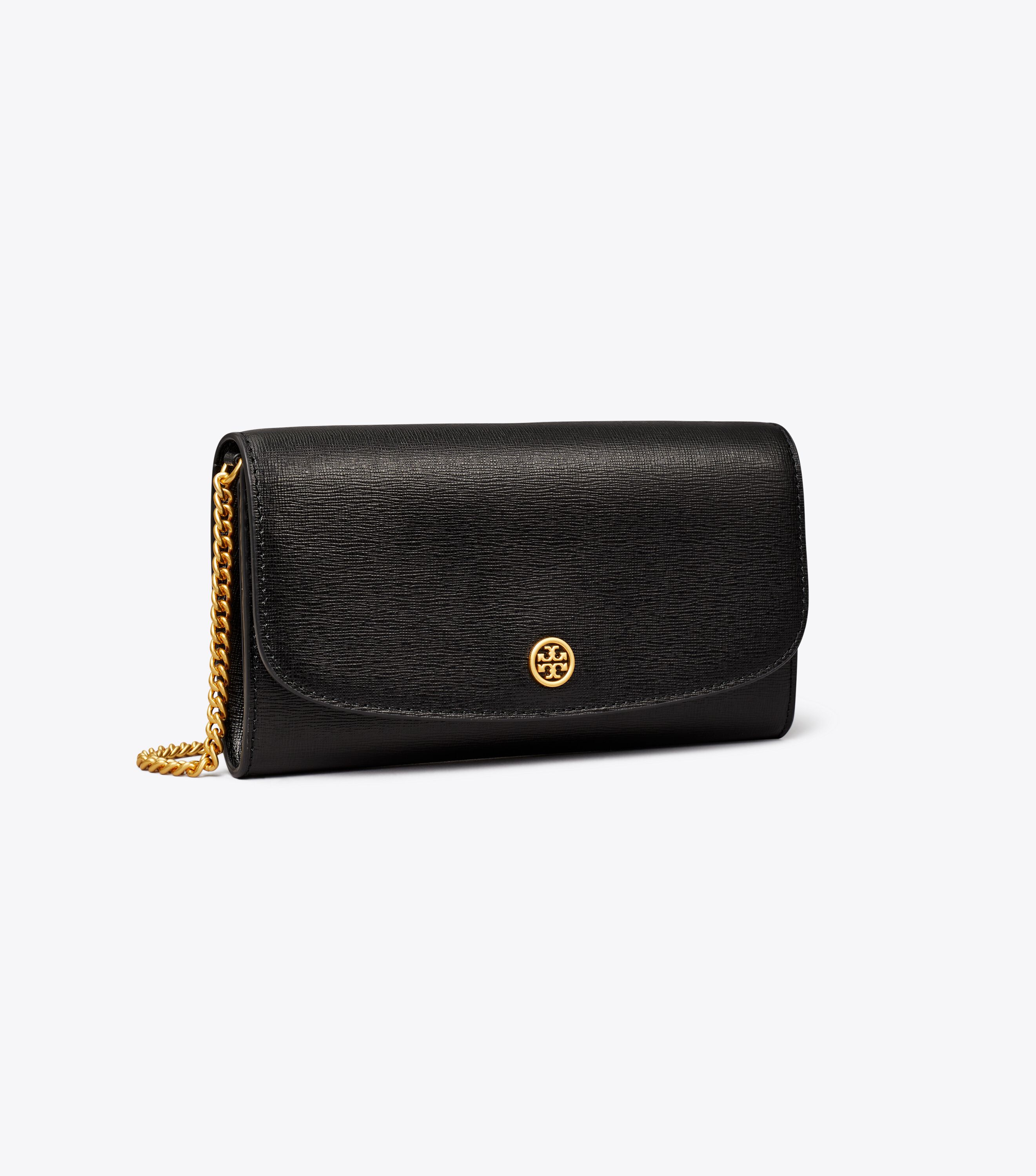Tory burch robinson wallet on chain sales