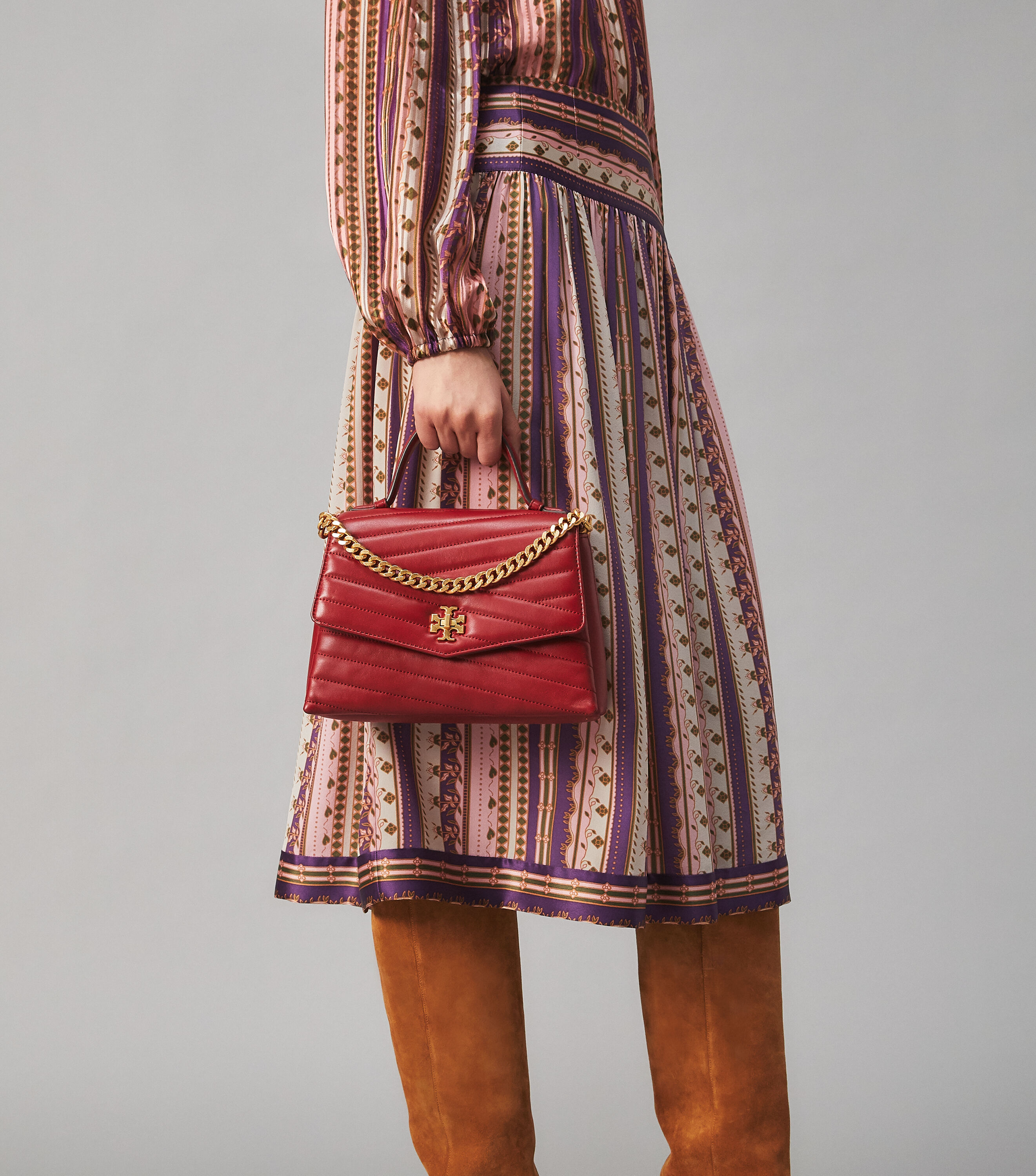 kira chevron top handle tory burch