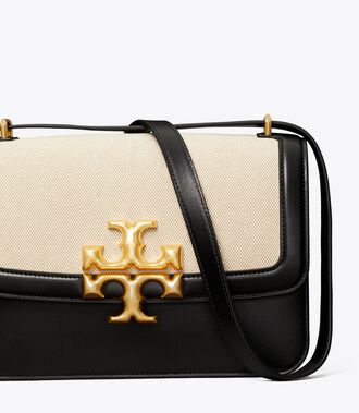 ELEANOR CANVAS CONVERTIBLE SHOULDER BAG | 50-off-carry-overs | Tory Burch
